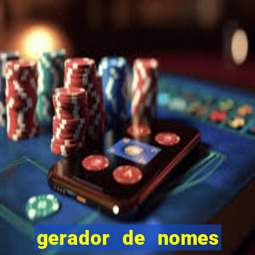 gerador de nomes para jogos